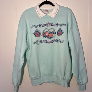 Vintage Morning Sun Collared Crewneck